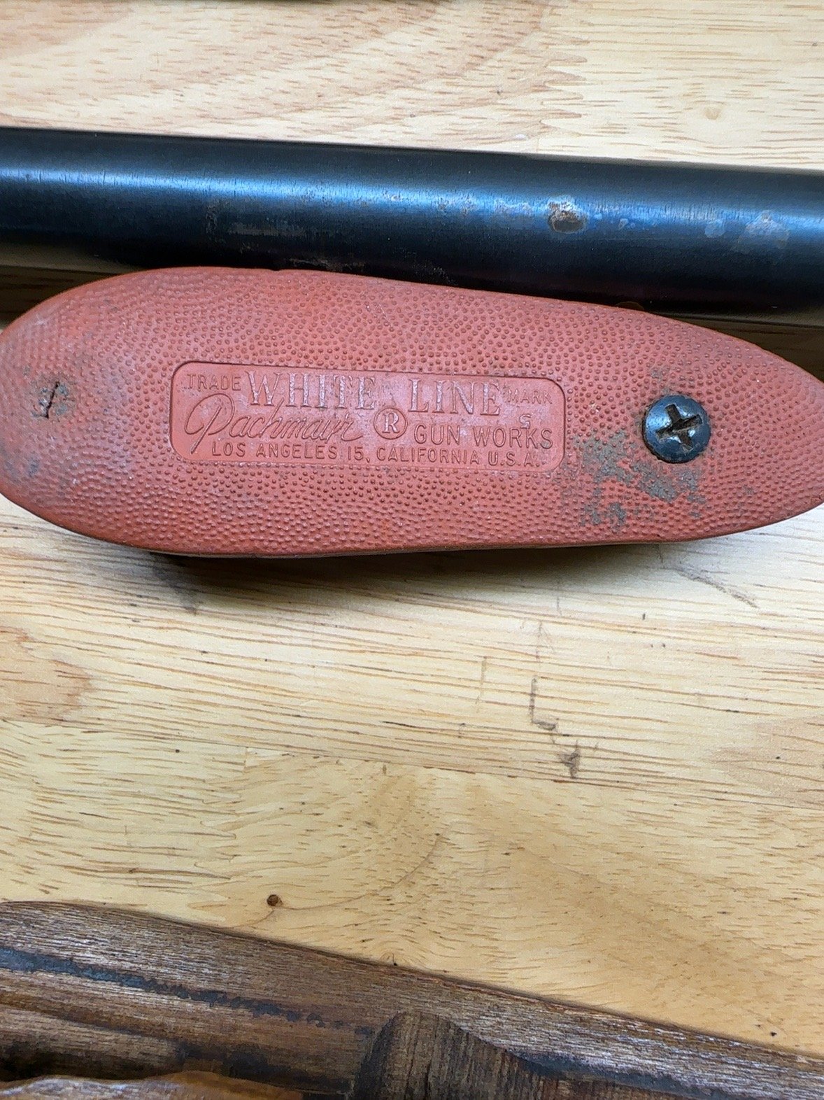 Pachmayr White Line recoil pad